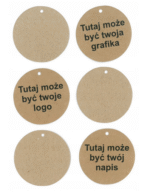 Zawieszki kraft personalizowane