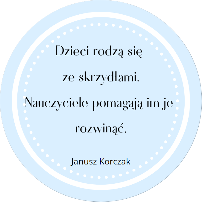 1130 Naklejki Zakończenie roku J.Korczak - obrazek 1