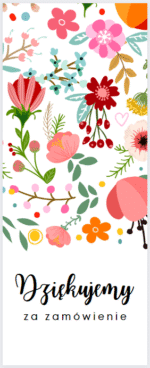 Naklejki banderole na pudełka Dziękujemy za zamówienie - obrazek 2