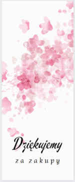 Naklejki banderole na pudełka Dziękujemy za zakupy - obrazek 2