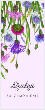 Naklejki banderole na pudełka Dziękuję za zamówienie - obrazek 2