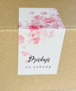 Naklejki banderole na pudełka Dziękuję za zakup - obrazek 2