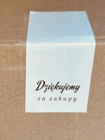 Naklejki banderole na pudełka Dziękujemy za zakupy - obrazek 2