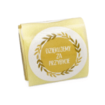 Naklejki na rolce Dziękujemy przybvycie