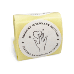 Naklejki na rolce PRODUKT RĘCZNIE WYKONANY