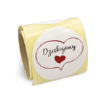 Naklejki na rolce DZIĘKUJEMY