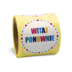 Naklejki na rolce WITAJ PONOWNIE
