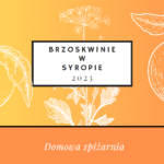 Naklejki na słoiki BRZOSKWINIE