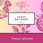 Naklejki na słoiki SYROP MALINOWY