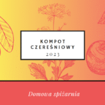 Naklejki na słoiki KOMPOT CZEREŚNIOWY