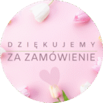 Naklejki DZIĘKUJEMY ZA ZAMÓWIENIE