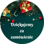 Naklejki Dziękujemy zamówienie prezenty