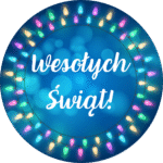 Naklejki Wesołych Świąt