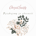 Naklejki Chrzest Święty Dziękujemy