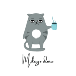 Plakat Miłego dnia kot