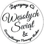 Naklejki na rolce Życzymy Wesołych Świąt - obrazek 2