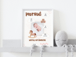 Plakat metryczka ze zdjęciem - obrazek 2