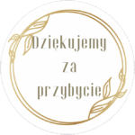 Naklejki DZIĘKUJEMY ZA PRZYBYCIE