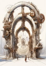 Plakat Sci-Fi Komiksowy