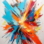 Plakat Geometryczna abstrakcja