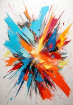 Plakat Geometryczna abstrakcja