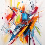 Plakat Geometryczna abstrakcja