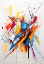 Plakat Geometryczna abstrakcja