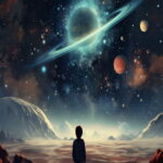 Plakat Sci-Fi Kosmos