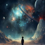 Plakat Sci-Fi Kosmos