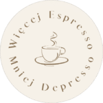 Naklejki WIĘCEJ ESPRESSO MNIEJ DEPRESSO