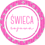 Naklejki na świece Świeca Sojowa