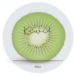Naklejki na przetwory KIWI