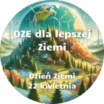 Naklejki Dzień Ziemi OZE dla lepszej Ziemi