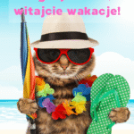 Plakat Zakończenie roku szkolnego Żegnaj szkoło