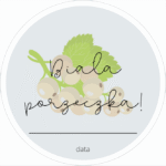 Naklejki na przetwory BIAŁA PORZECZKA