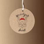 Zawieszki kraft Wesołych Świąt