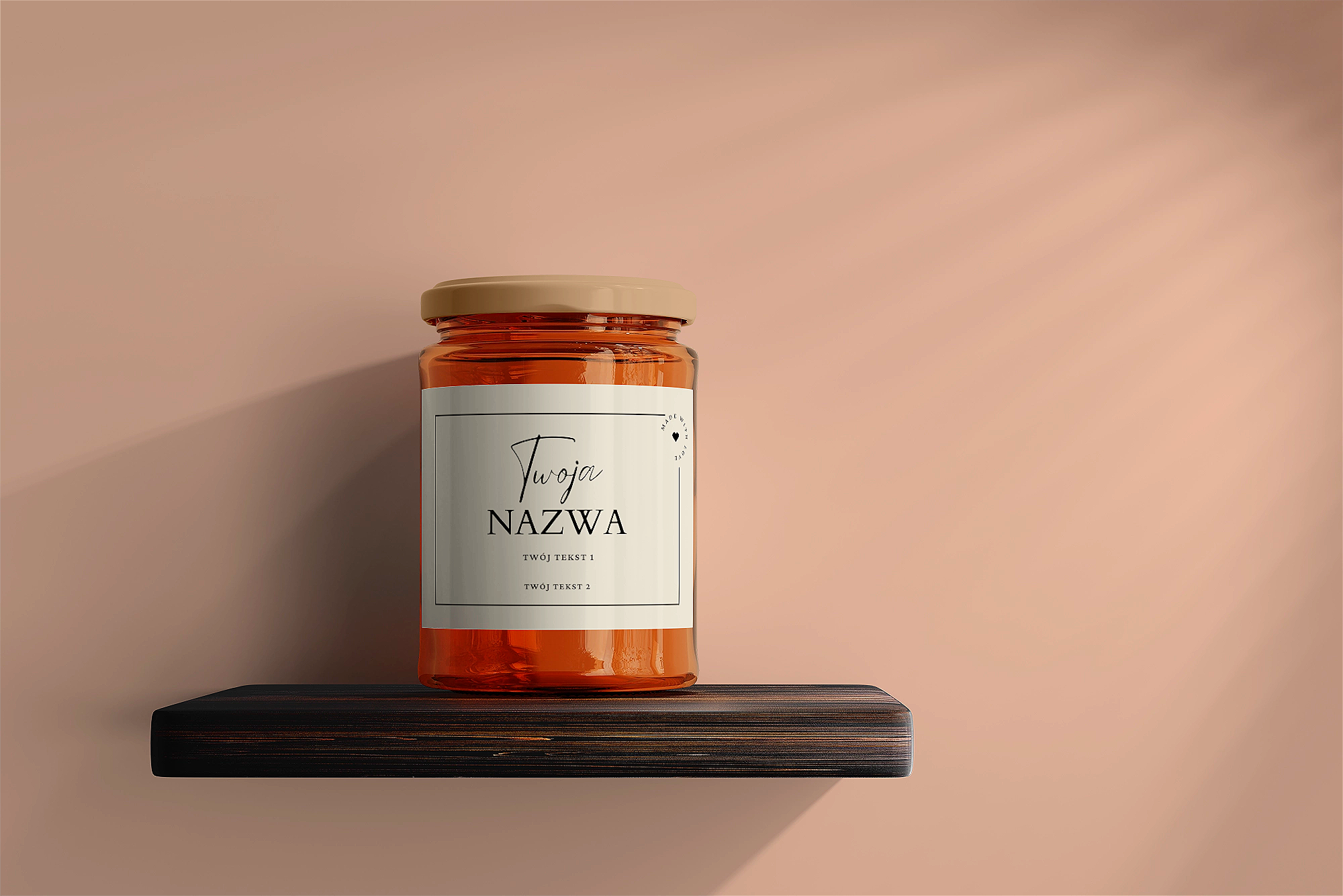 Naklejki personalizowane na świece