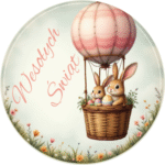 Naklejki wielkanocne Wesołych Świąt