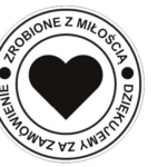 Naklejki ZROBIONE Z MIŁOŚCIĄ