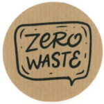 Naklejki kraft ZERO WASTE