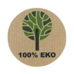 Naklejki kraft 100% EKO