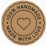 Naklejki kraft 100% HANDMADE