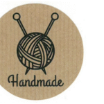 Naklejki kraft HANDMADE DRUTY