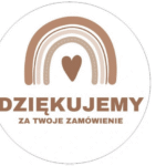 Naklejki DZIĘKUJEMY ZA ZAMÓWIENIE
