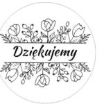Naklejki DZIĘKUJEMY