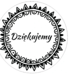 Naklejki DZIĘKUJEMY