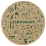 Naklejki kraft ZERO WASTE