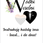 Zawieszki na alkohol WÓDKA WESELNA