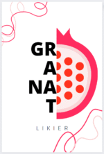 Zawieszki na alkohol LIKIER GRANAT