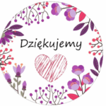 Naklejki DZIĘKUJEMY WIANEK